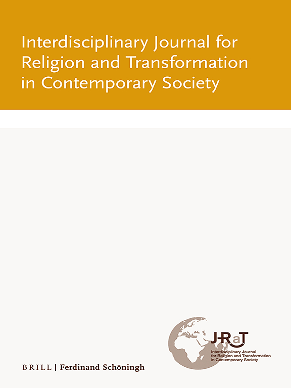Go to journal home page - Interdisciplinary Journal for Religion and Transformation in Contemporary Society